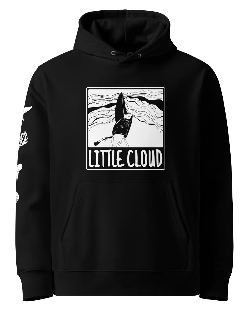 The Little Cloud hoodie in black